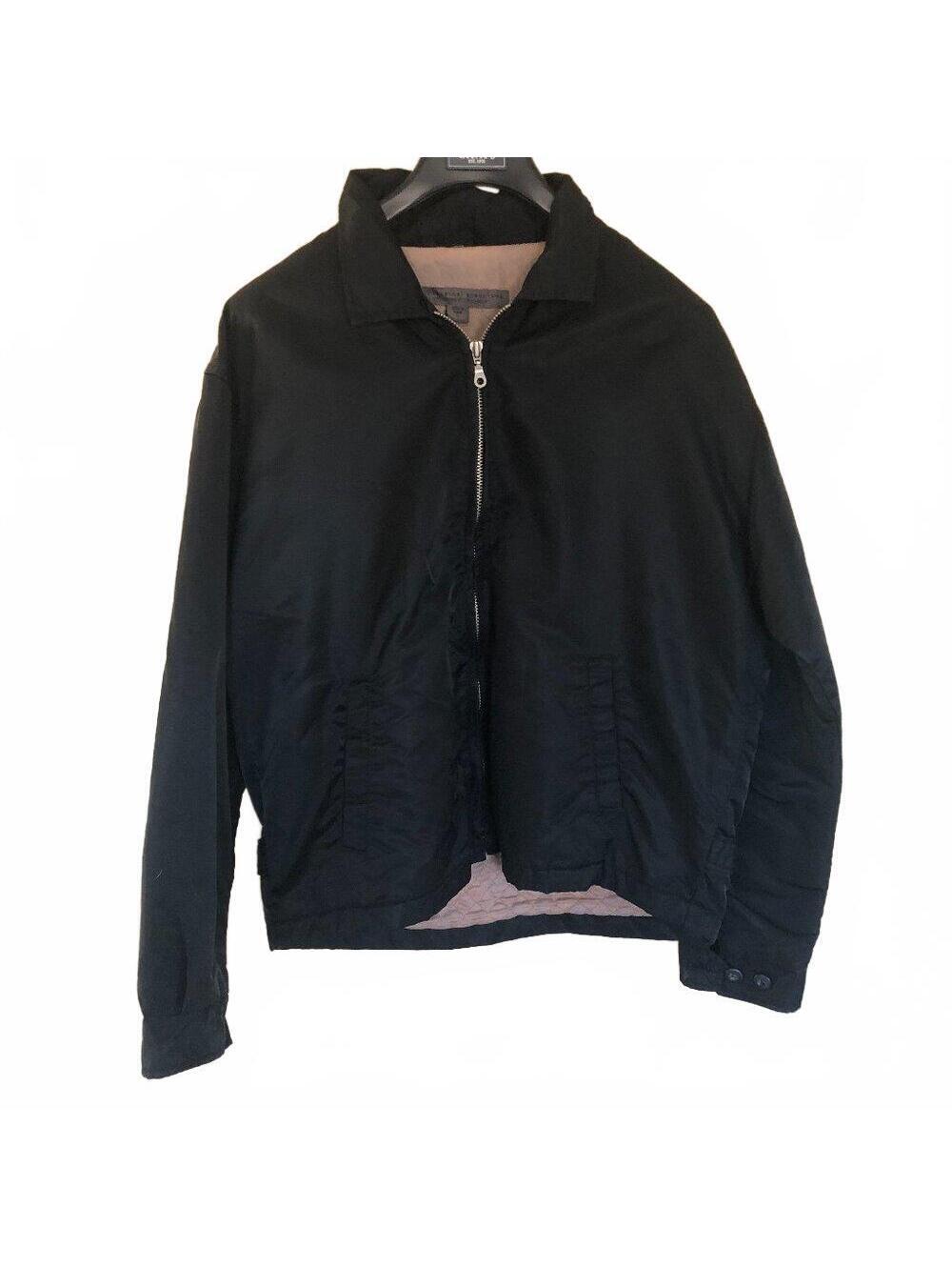 Le Collezioni Structure Black Quilted Lined Jacket Size L